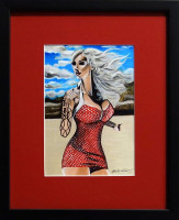 Berenika Saudková - Venice beach - grafika